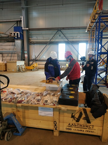 г. Чита. Учебный полигон "АЛЬПИНИСТ" 03-02 установлен  в "Норильский никель" г. Чита. Учебный полигон "АЛЬПИНИСТ" 03-02 установлен  в "Норильский никель"