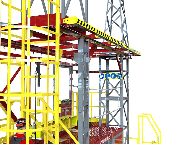 г.Муром. В Муроме установили современный тренажер для обучения работам на высоте